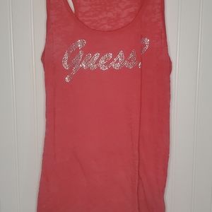 Guess Women's Salmon Tank Top
